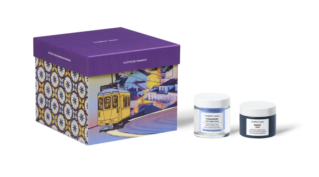 [ comfort zone ]  NOURISHING GLOW FACE KIT - THE CITY OF SUNSETS - LISBON